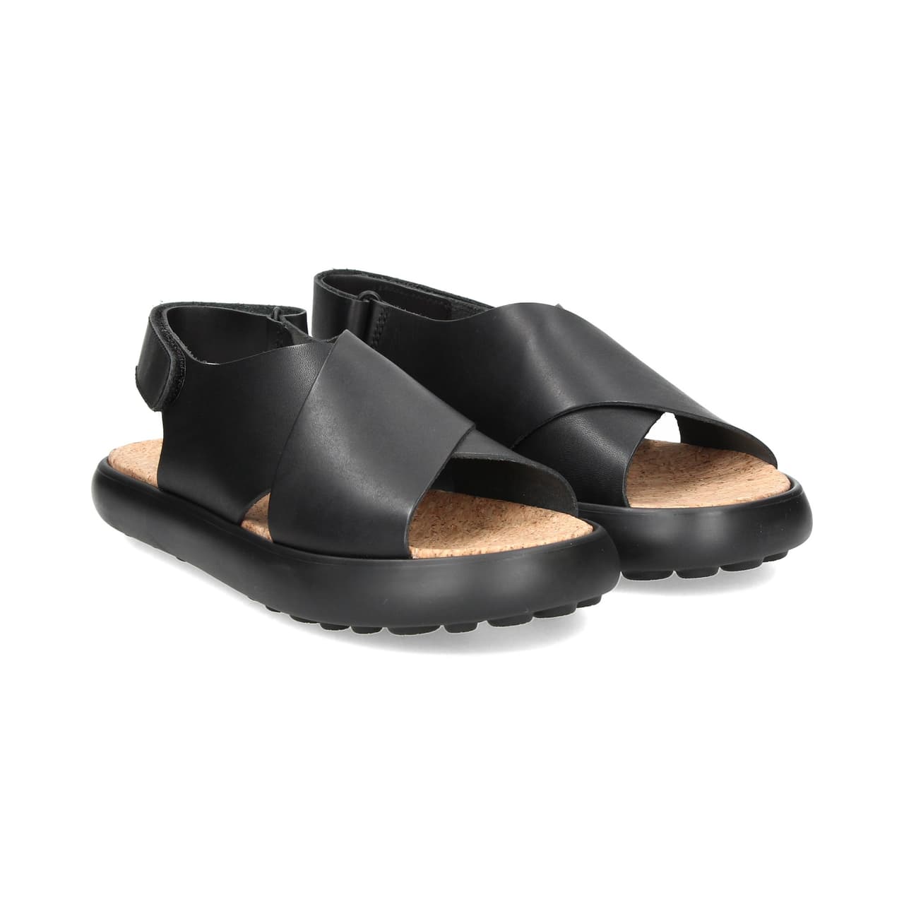 Camper Sandalia Cruzada Negro