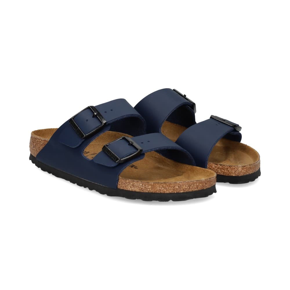 Birkenstock Sandalias Planas Mujer - Azul Marino