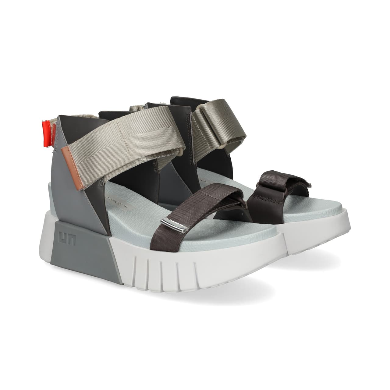 United Nude Cintas Velcros Gris+oro+negro Neutrals