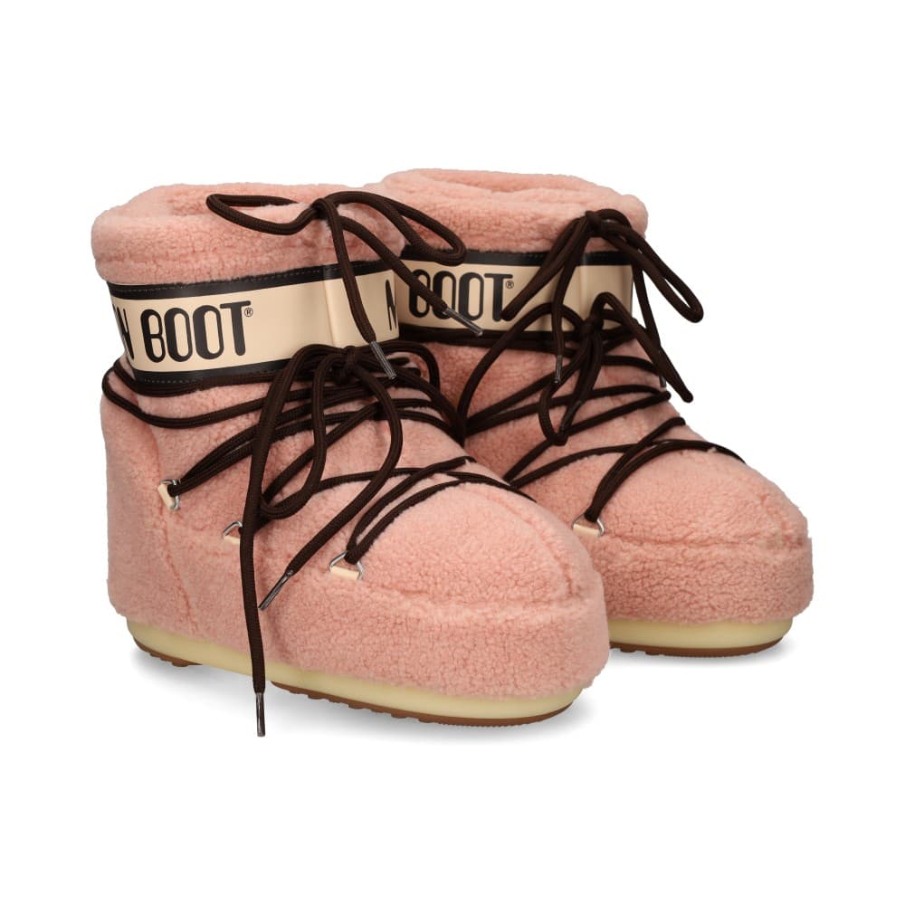 Moon Boot Botines Planos Mujer - Rosa