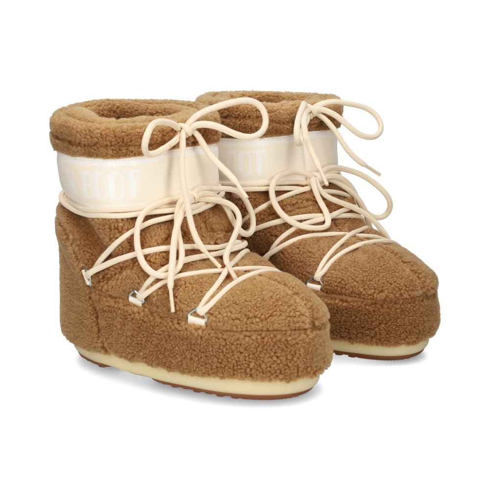 Moon Boot Botines Planos Mujer - Marrón