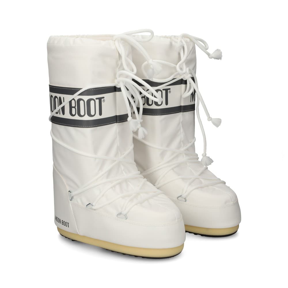 Moon Boot Botas Planas Mujer - Blanco