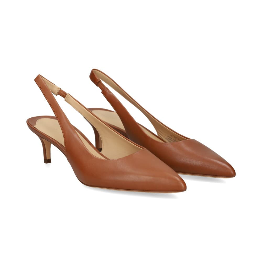 Lauren Ralph Lauren Zapatos De Tacón Medio Mujer - Marrón