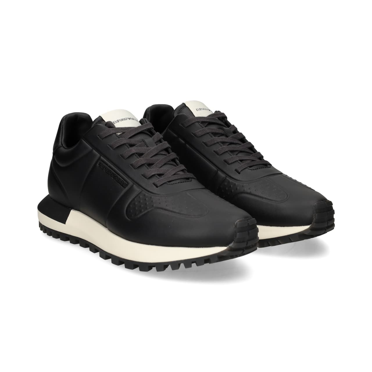 Emporio Armani Deportivo Piel Negro MC005 Black