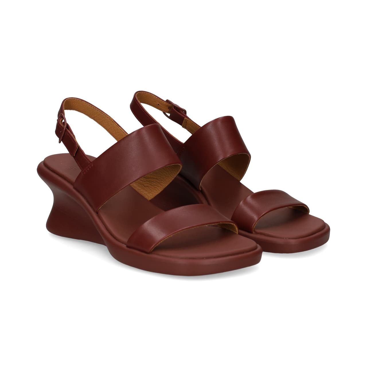 Camper SANDALIA 2 TIRAS PIEL BURDEOS Garnet