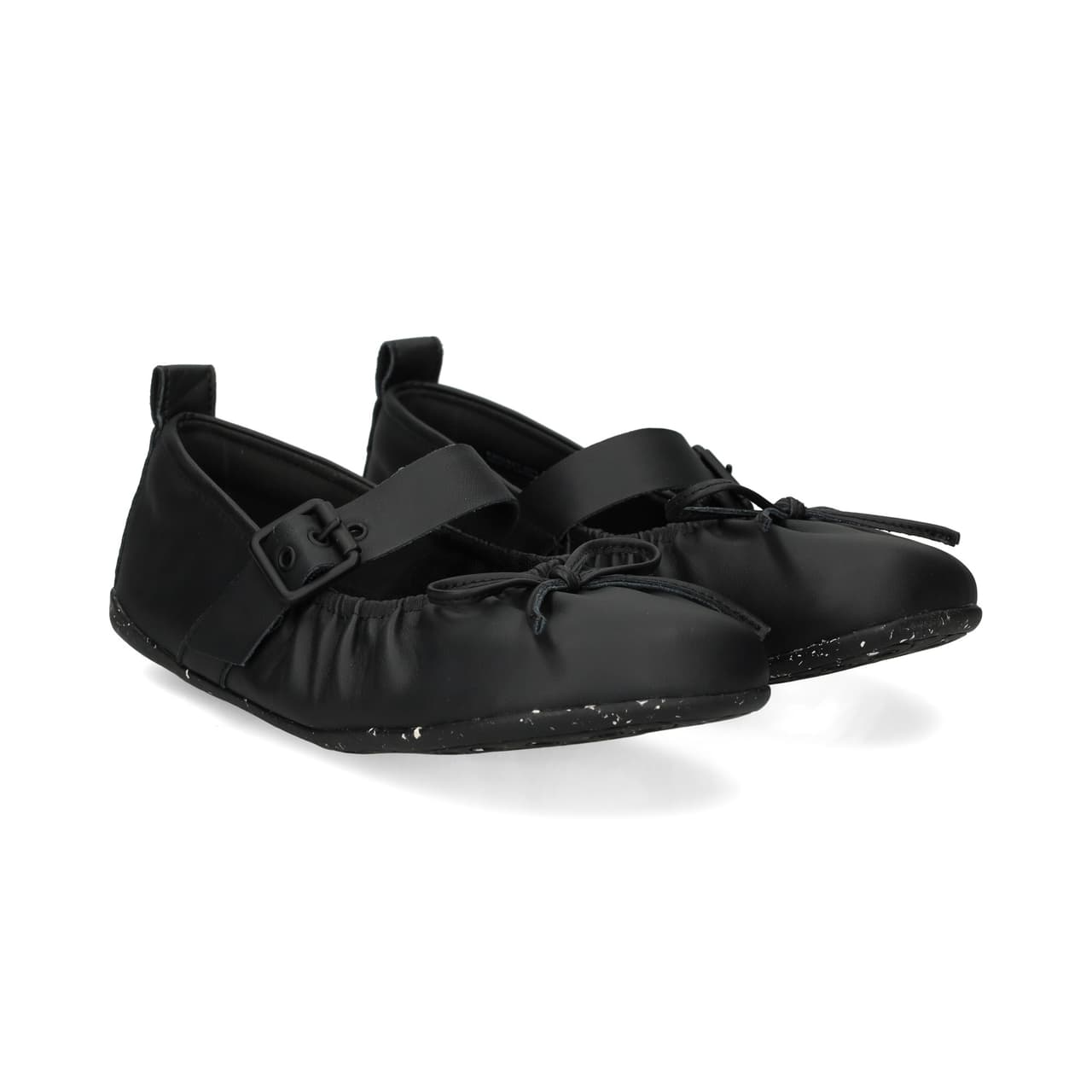Camper Bailarina+mercedes Lazo Piel Negro