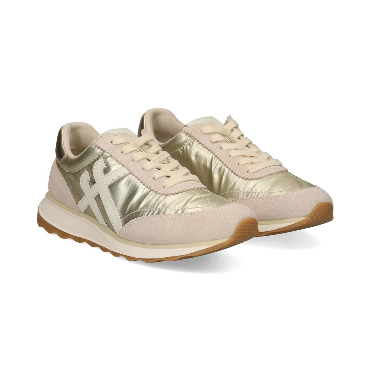 Fitflop Deportivo Ante+nylon Platino