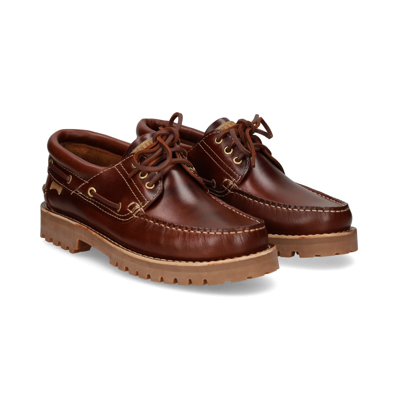 Camper Nautico Piel Marron