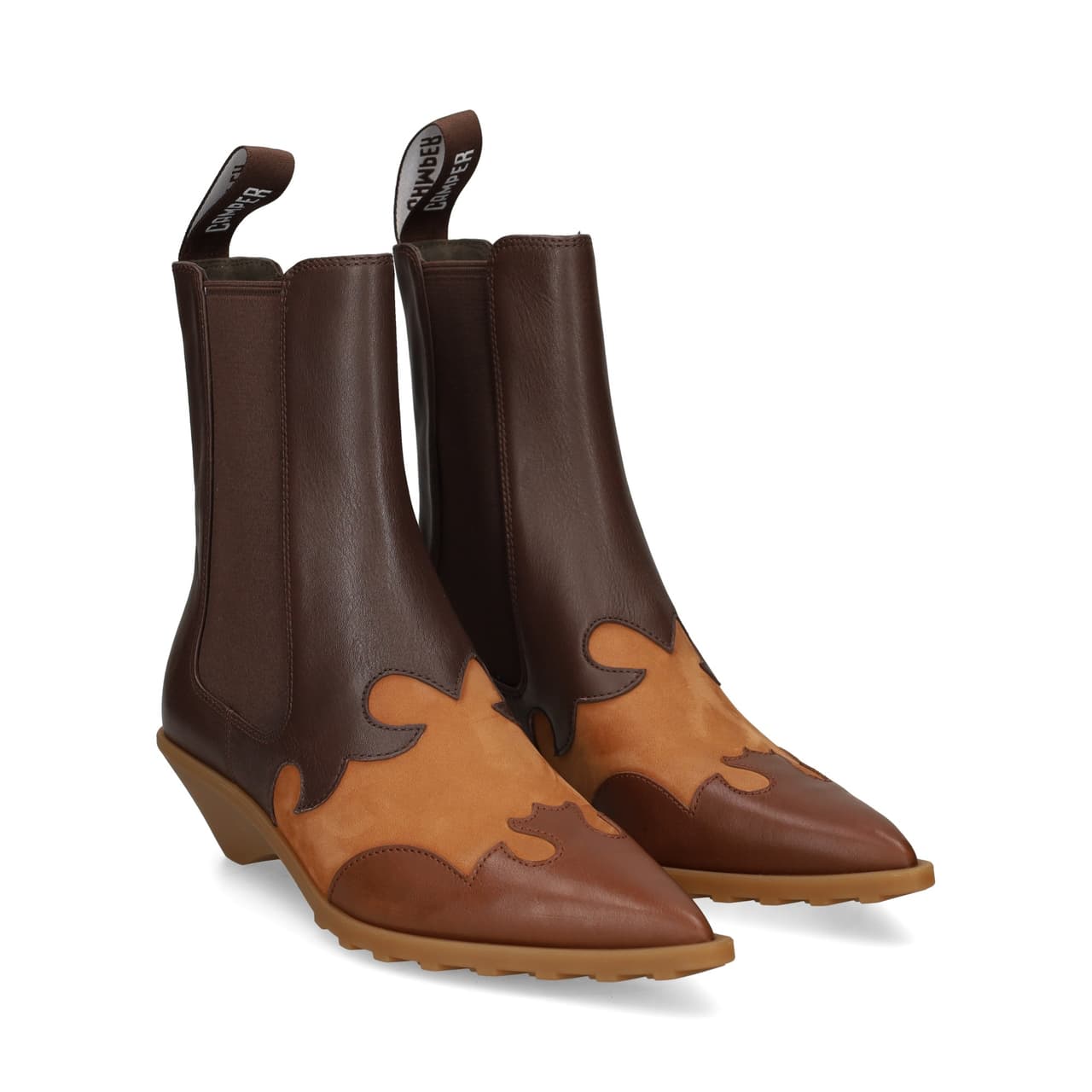 Camper BOTIN COWBOY PIEL CUERO+MOKA Multi - Ass