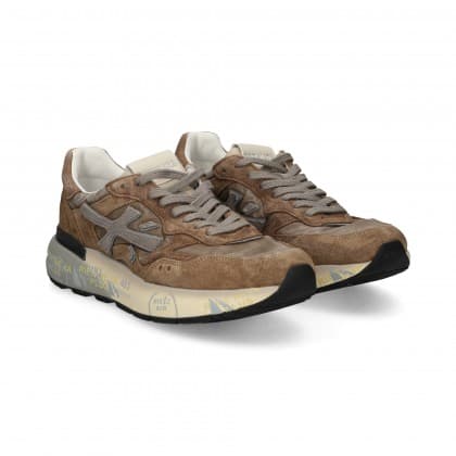 Premiata Deportivo Tejido Ante Beige Light Brown