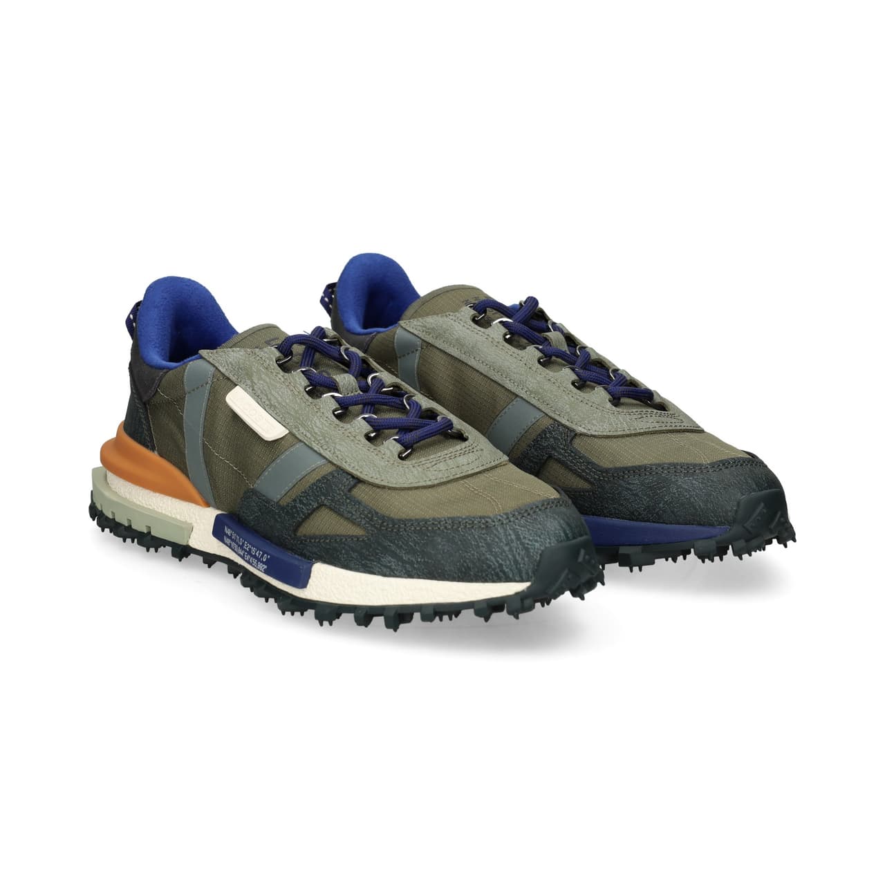 Lacoste Zapatilla Running Nailon/Ante Multi Kaki KHK/DK GRN