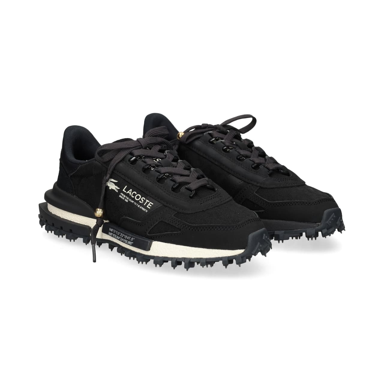 Lacoste Zapatilla Running Nailon/Ante Negro Off BLK/Off