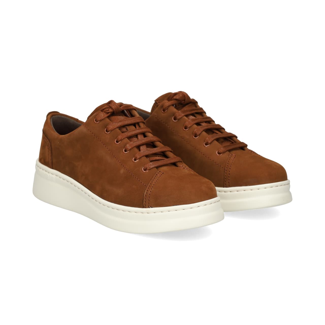 Camper Deportivo Nobuck Cuero Pecan
