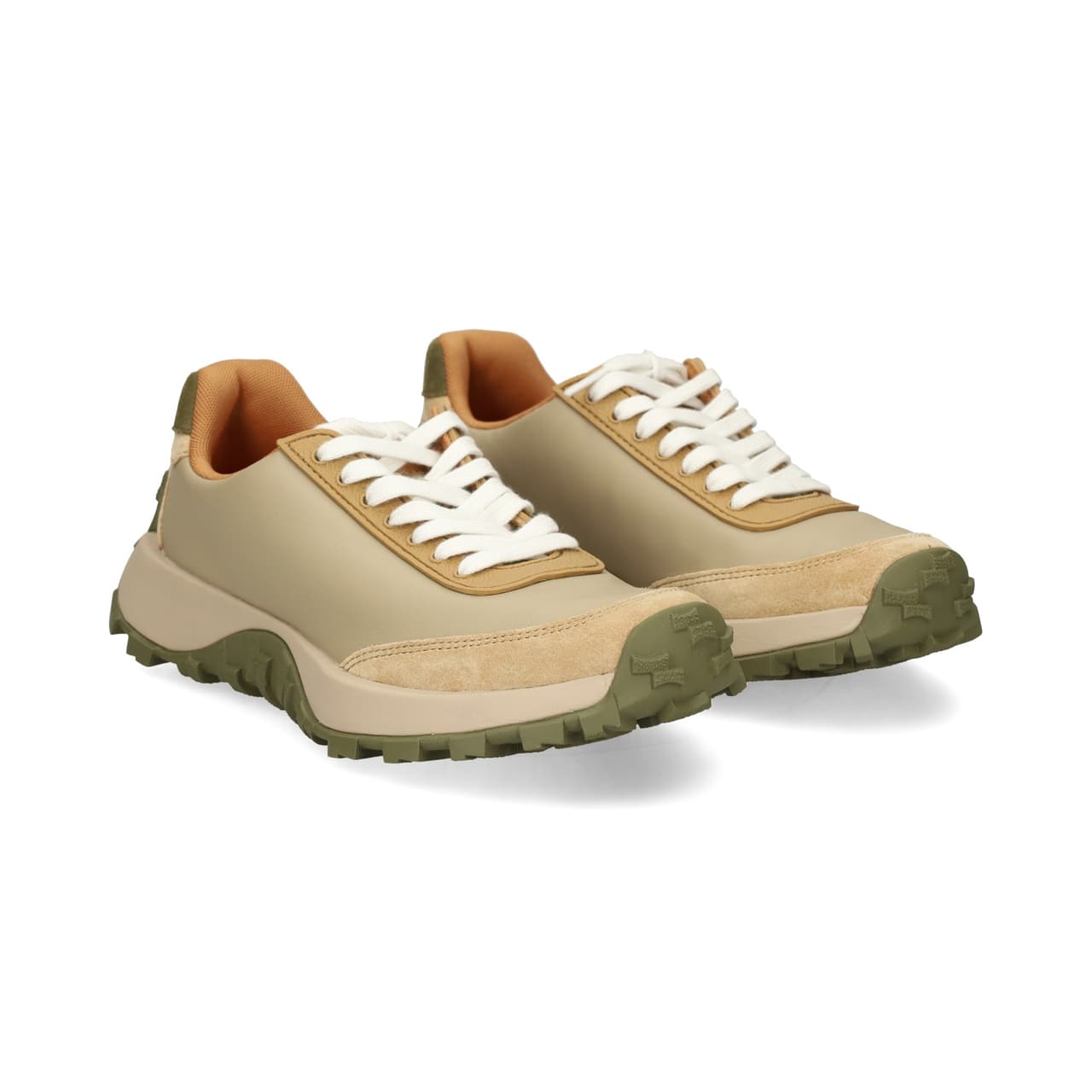 Camper Deportivo Piel Kaki / Beige Hiekka
