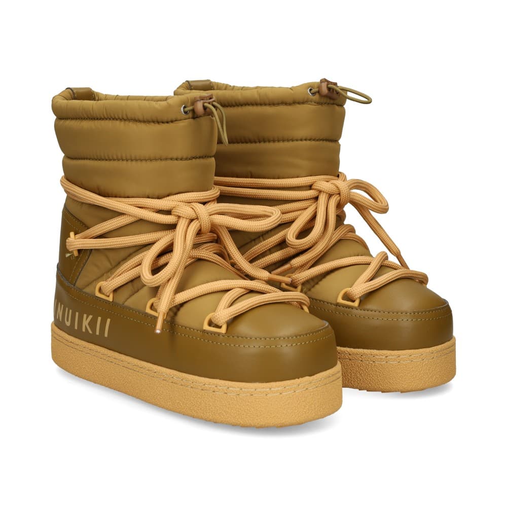 Inuikii Botas Planas Mujer - Beige