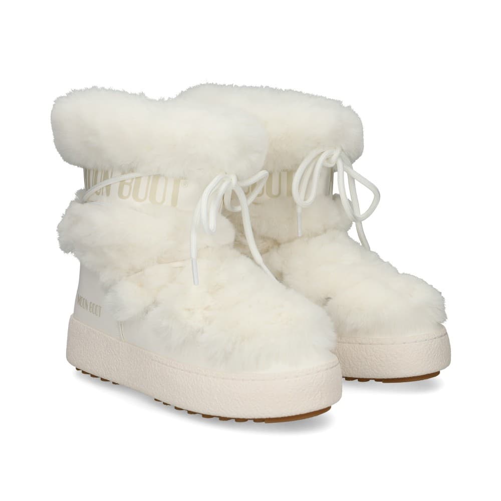Moon Boot Botines Planos Mujer - Blanco