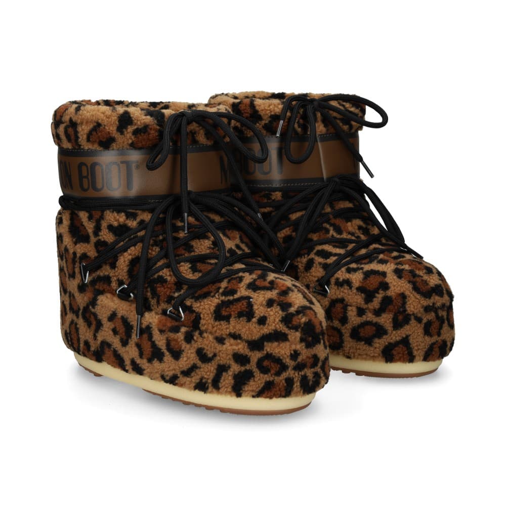 Moon Boot Botines Planos Mujer - Marrón