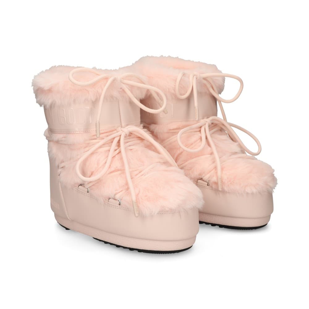 Moon Boot Botines Planos Mujer - Rosa