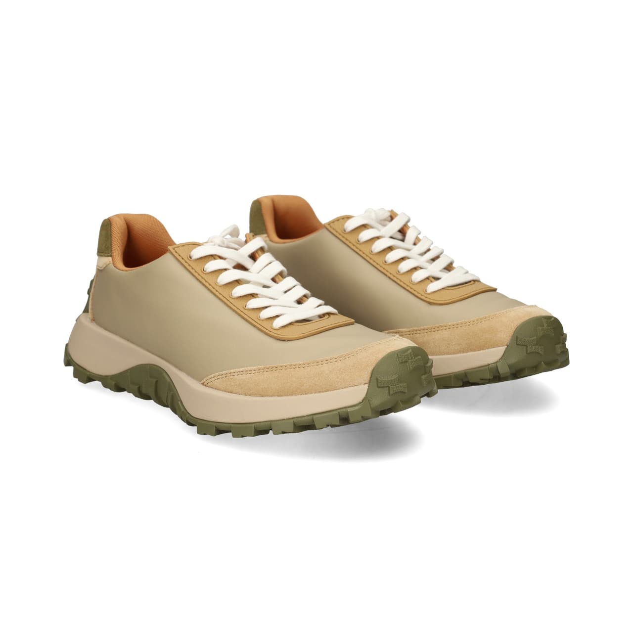 Camper Deportivo Talon Kaki Nobuck Beige
