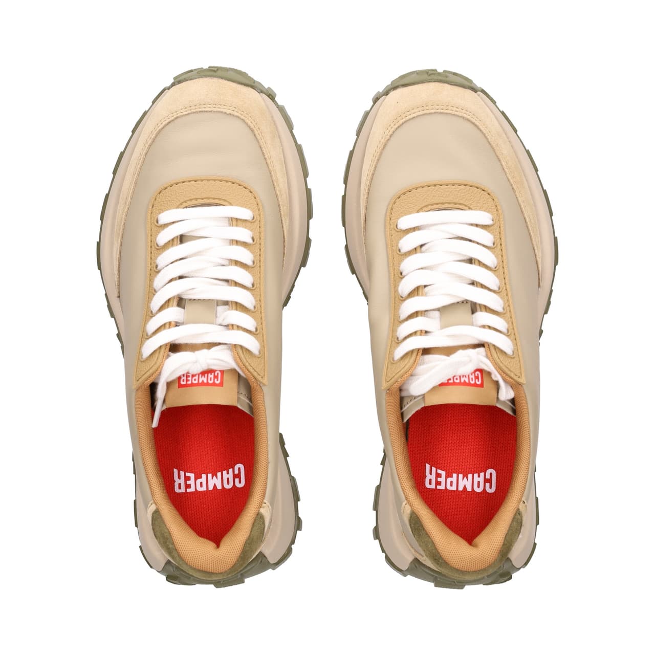 Camper Deportivo Talon Kaki Nobuck Beige — foto 6