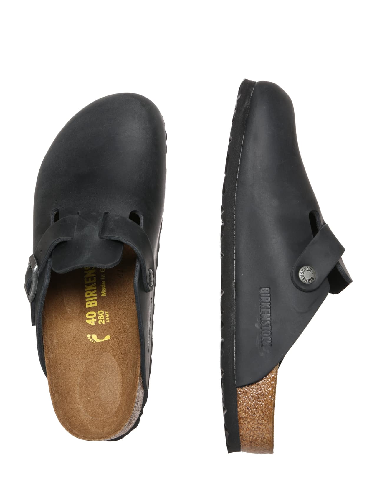 Birkenstock Boston Oiled Leather Black — foto 2