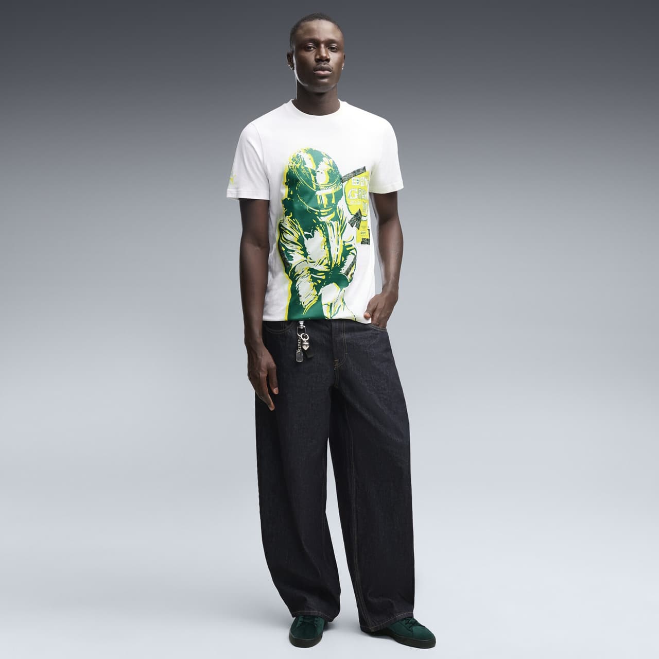 Puma x Aston Martin Aramco F1 Team Basket Uk 'Green Lux Silver' — photo 3