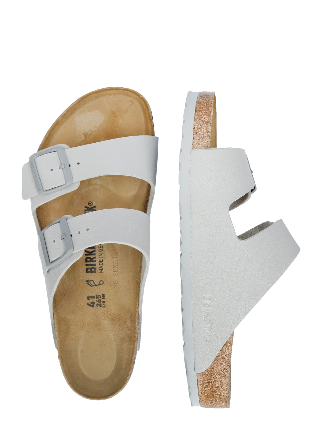 Birkenstock Arizona Birko-Flor 'Stone Coin' — foto 2