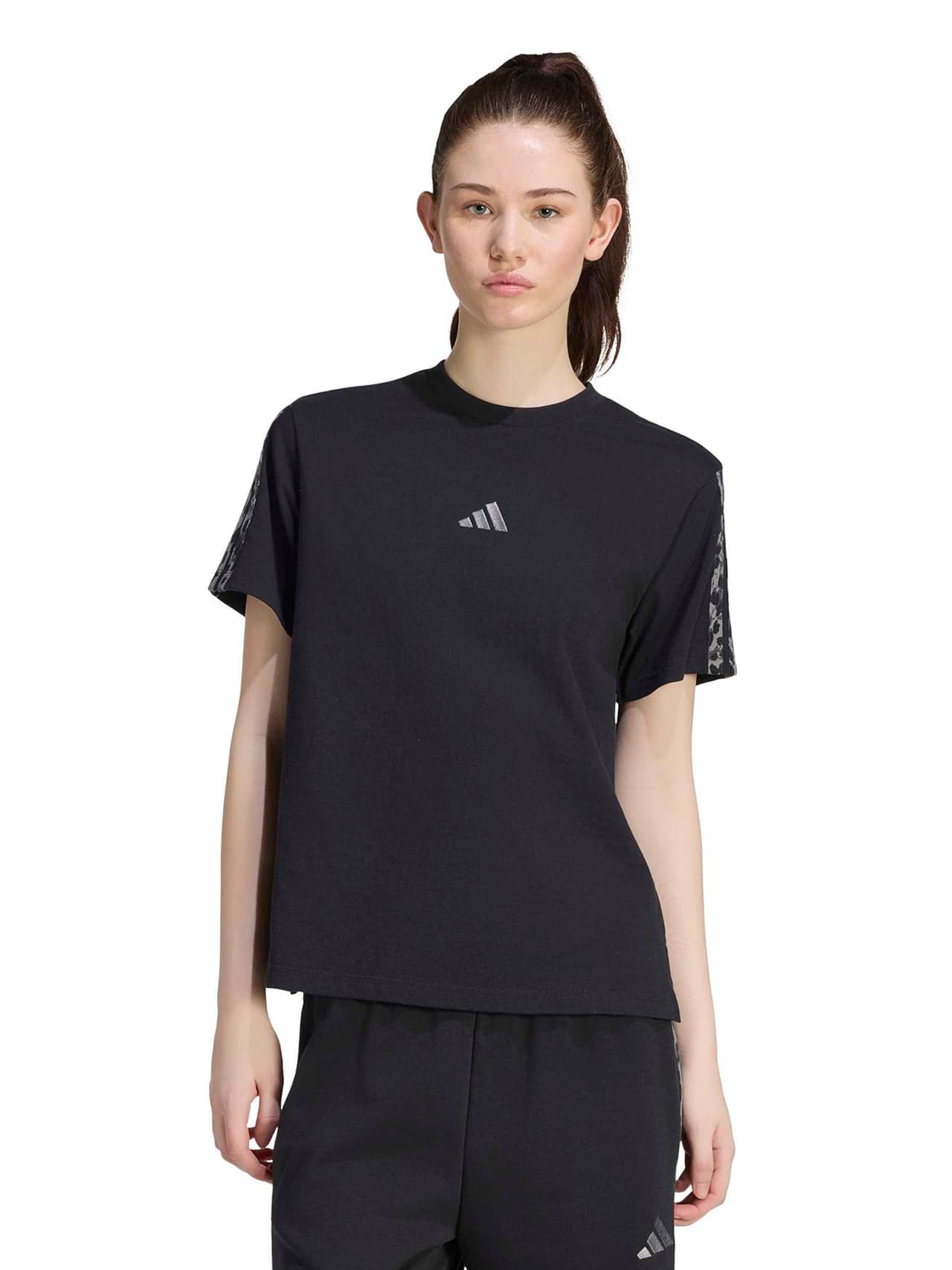 adidas Funktionsshirt 'Seasonal Essentials Animal Print 3-Stripes'