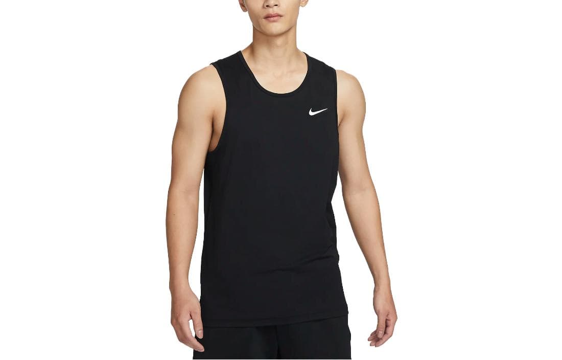Nike Dri-FIT Hyverse Short-Sleeve Fitness Tank 'Black'
