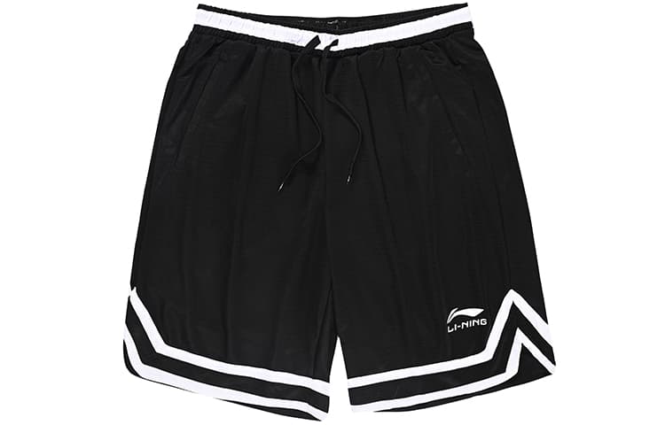 Li-Ning DNA Logo Basketball Shorts 'Black White'