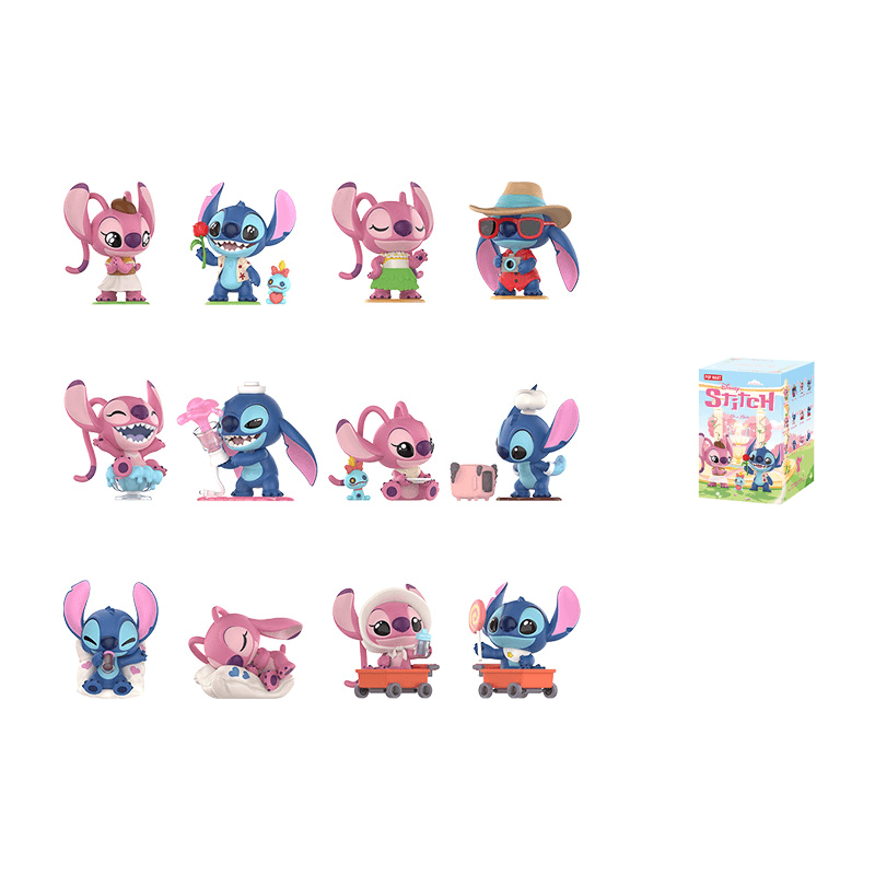 Pop Mart Disney Stitch On a Date Figuress Sealed Case (12 Blind Boxes)
