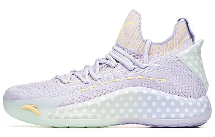 ANTA x Baique Ling Basketball Series Sneakers 'Purple Green' (Women's)