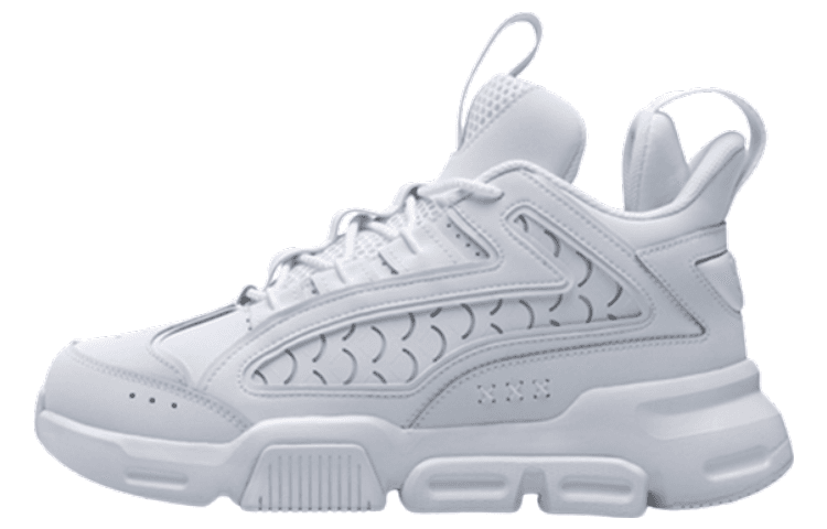 Li-Ning Armor Mid Tops 'Triple White'