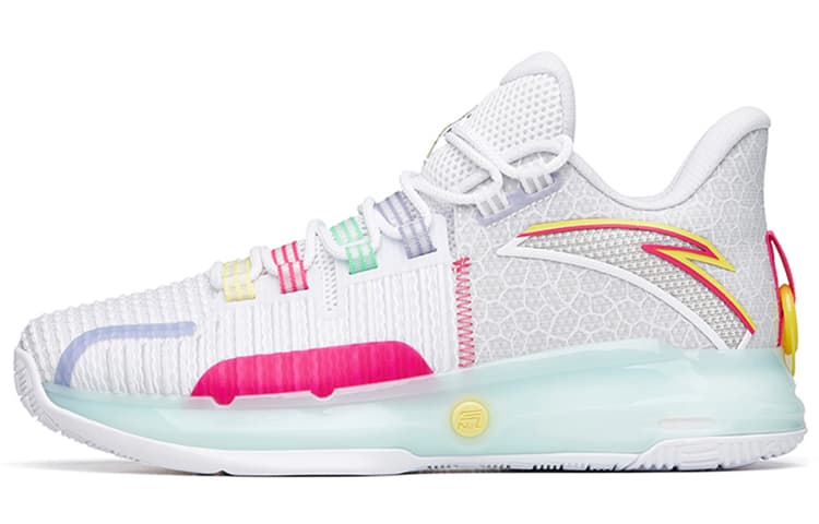 ANTA Light Crazy 1 Basketball Shoes 'White Pink'