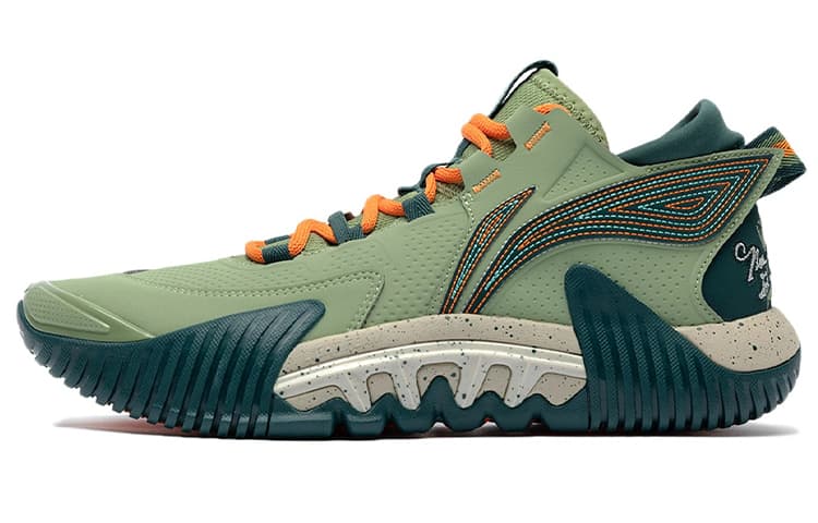 Li-Ning 2 Low Shock Absorption Low Tops Green