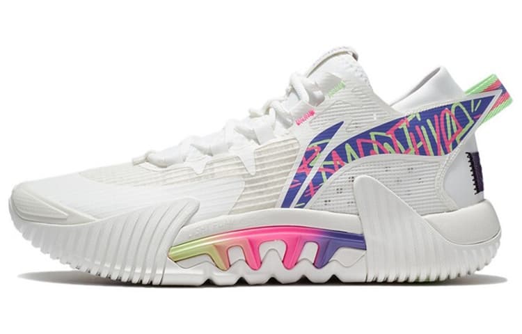 Li-Ning Badfive 2 Low 'White Rainbow'