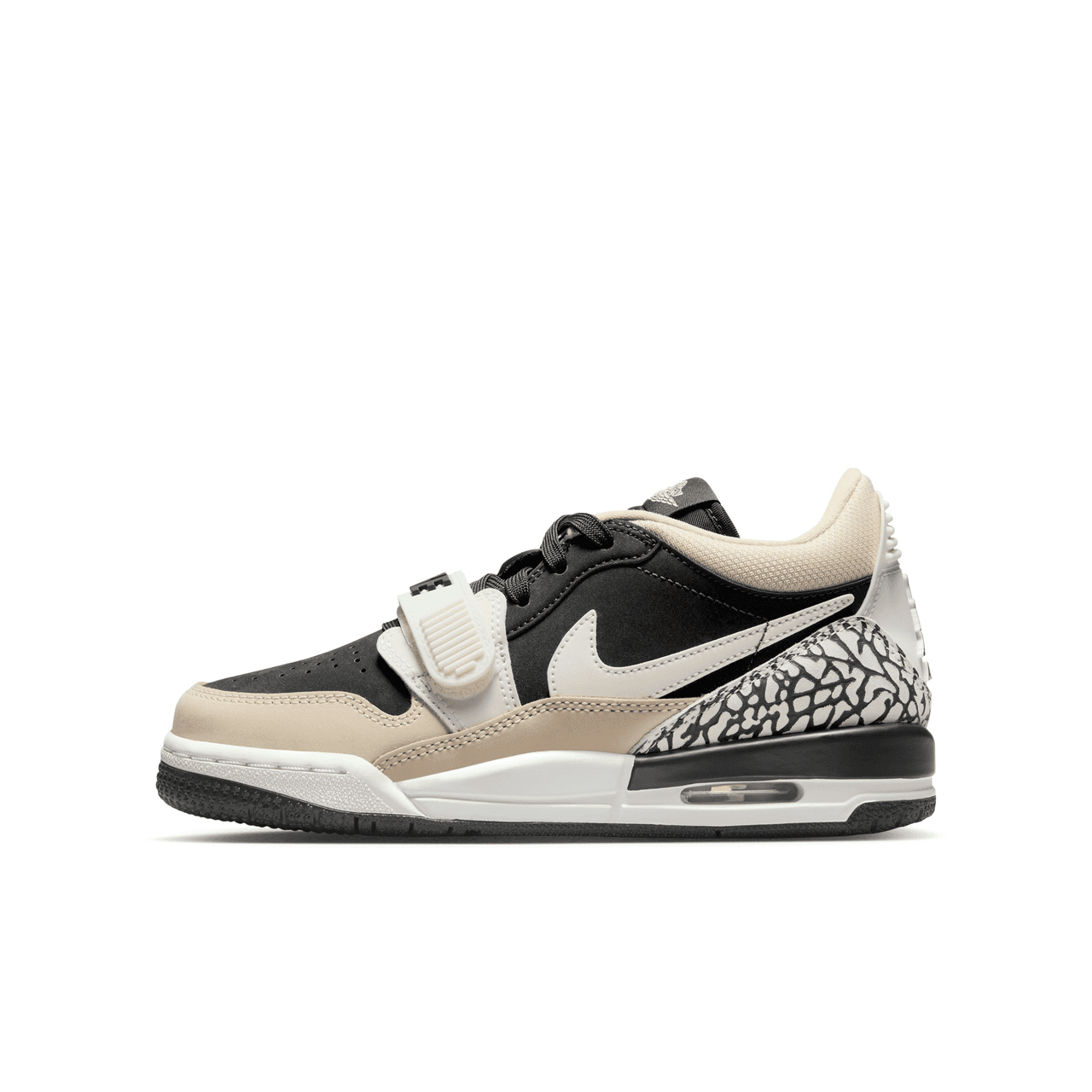 Jordan Legacy 312 Mid top Basketball Shoes Beige Gray Unisex