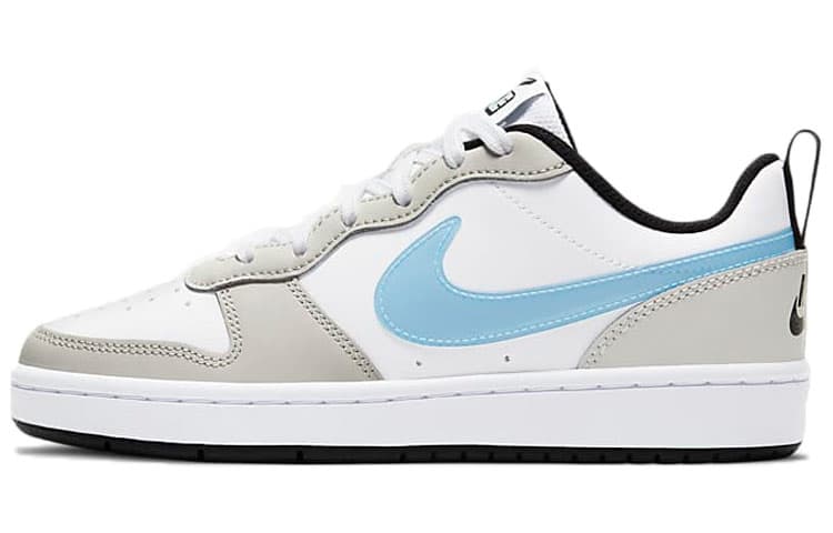 (GS) Nike Court Borough Low White/Blue/Grey