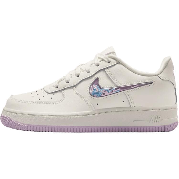 Nike Air Force 1 Low top Skateboard Shoes White Purple Unisex