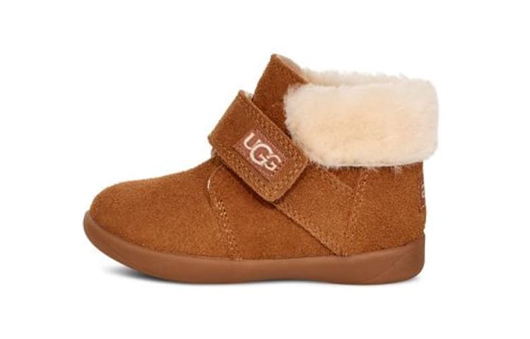 (PS) UGG Nolen Turn Fur Short Boots Brown
