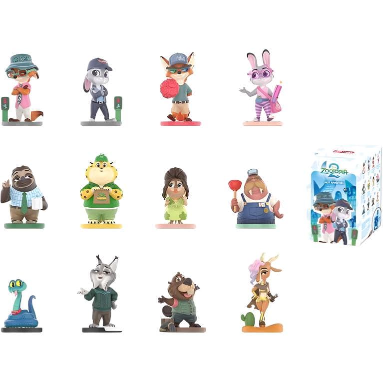 Pop Mart Disney Zootopia Next Adventure Figures Sealed Case (12 Blind Boxes)