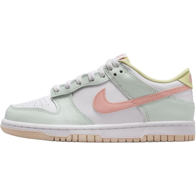 Nike Dunk Low top Skateboard Shoes White Green Unisex