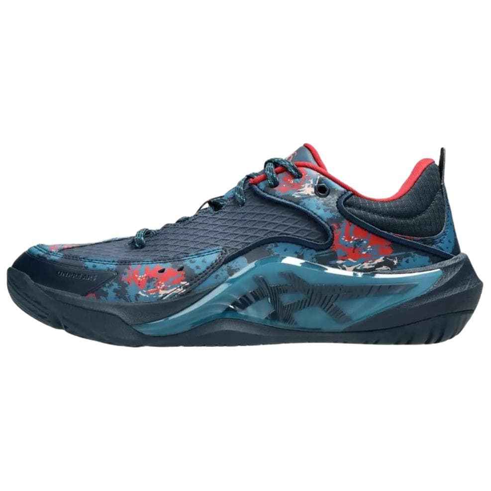 ASICS UNPRE ARS 3 Basketball Shoes Unisex Low Top Blue Red