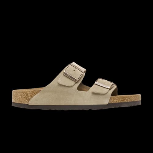Birkenstock Arizona Suede Taupe (Narrow Fit)