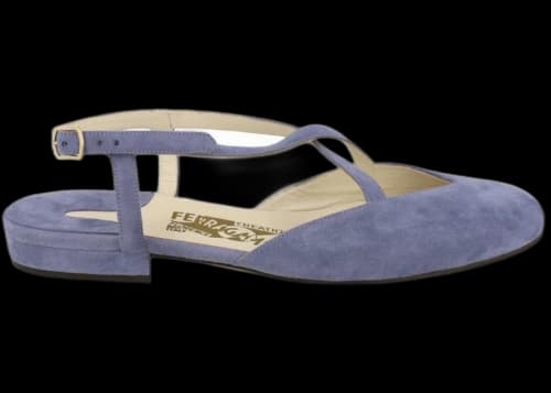 Ferragamo Oxalia Archive Limited Edition 1950's Flats Bluette (Women's)