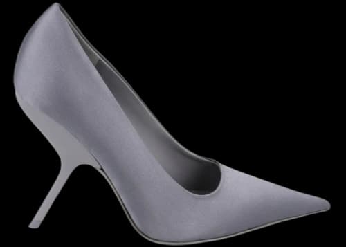 Ferragamo Eva X5 Satin Pumps Dark Grey (Women's)
