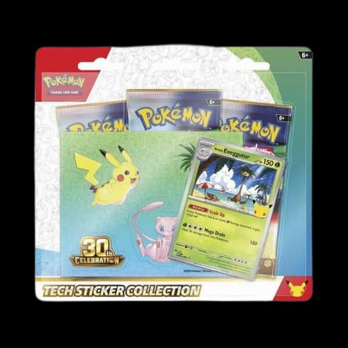 Pokémon 30th Celebration Tech Sticker Collection 'Alolan Exeggutor'