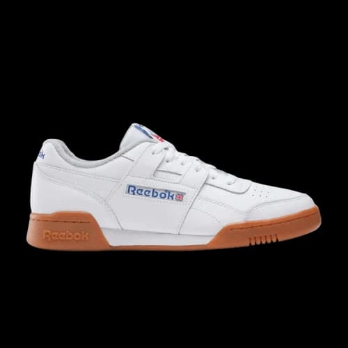 Reebok Workout Plus White Vector Blue Red