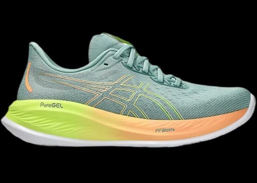 ASICS Gel-Cumulus 26 Paris Light Celadon Safety Yellow