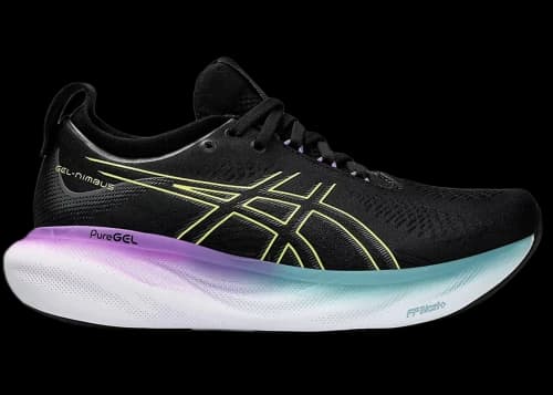 ASICS Gel-Nimbus 25 Black Glow Yellow (Women's)